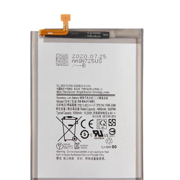 Battery Service Pack Galaxy A02/A04s/A12/A12s/A21s/A13s/A13 4G/A13 5G/M12 EB-BA217ABY