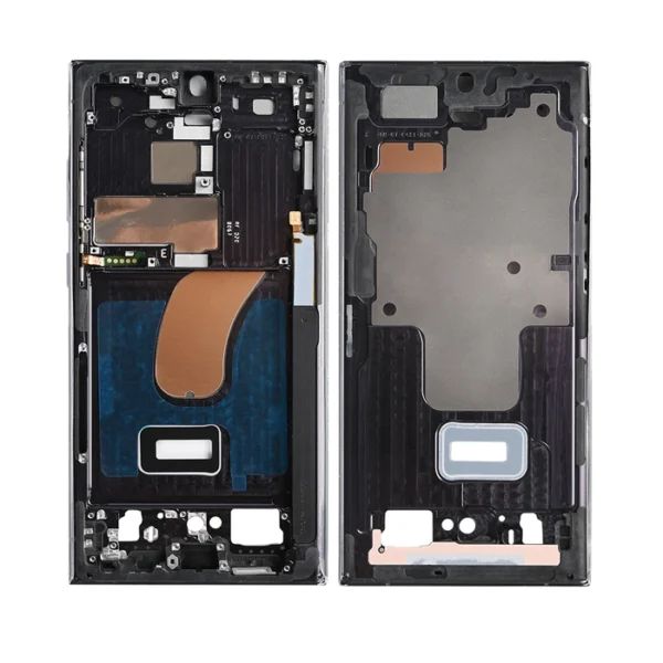 Galaxy S23 Ultra Complete Middel Frame Only OEM - Black
