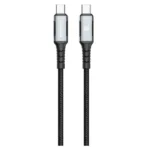 Xssive Braided USB-C to USB-C Cable 1m XSS-BR-CC-B-1M - Zwart