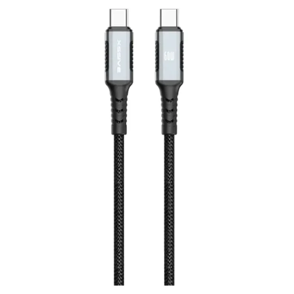 Xssive Braided USB-C to USB-C Cable 1m XSS-BR-CC-B-1M - Zwart