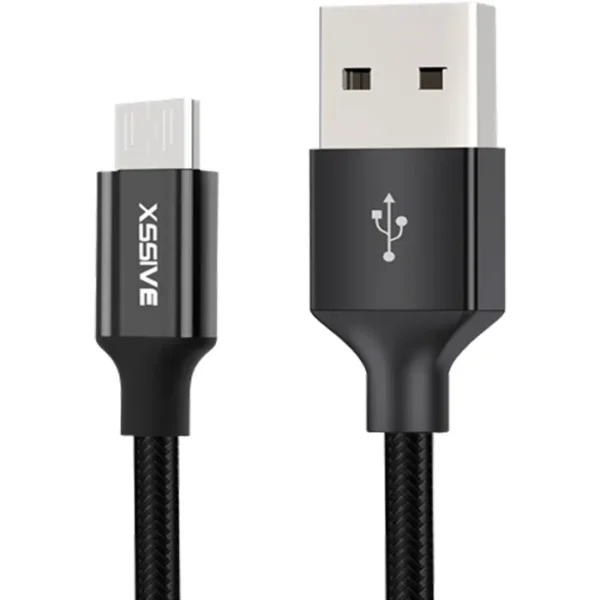 Xssive Braided USB Micro Cable 3m