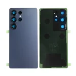 Samsung Galaxy S25 Ultra Back Cover With Lens OEM – Titanium Silver Blue