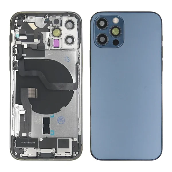 iPhone 12 Pro Complete Housing incl. All Small Parts Without Battery Pacific Blue