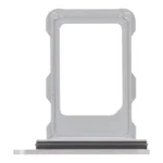 iPhone 16 Pro, 16 Promax Single Sim Card Holder White Titanium