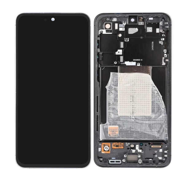 Samsung Galaxy S24 FE LCD Display With Frame Pulled - Graphite