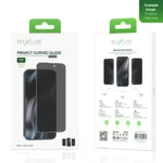 Rixus Privacy Full Curved Edge Tempered Glass For iPhone 16