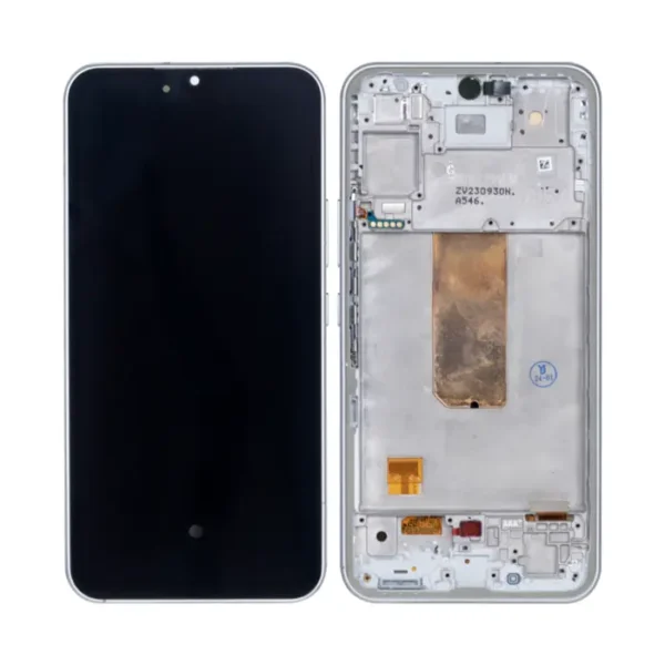 Samsung Galaxy A54 5G LCD Display With Frame Soft OLED - White
