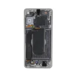 Samsung Galaxy S25 Edge LCD Display With Frame Titanium Silver Service Pack