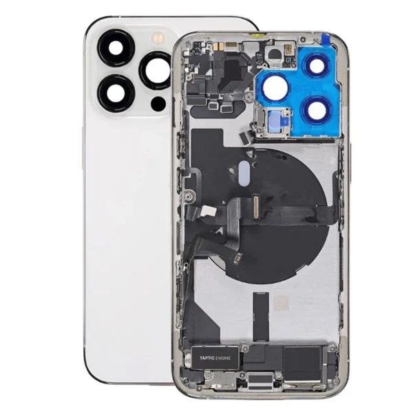For iPhone 13 Pro Complete Housing incl. All Small Parts Without Battery & Back Camera- Silver