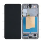 Samsung Galaxy S25 LCD Display With Frame Silver Pre-Assembled