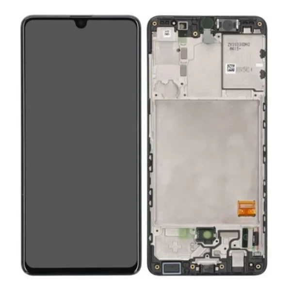 Samsung Galaxy A41 LCD Display With Frame Prism Crush Black Refurbished