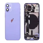 For iPhone 12 Complete Housing incl. All Small Parts Without Battery Purple