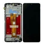 Samsung Galaxy A07 LCD Display With Frame Gray OEM