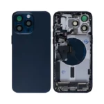 For Apple iPhone 15 Pro Max Housing With Small Parts Blue Titanium OEM