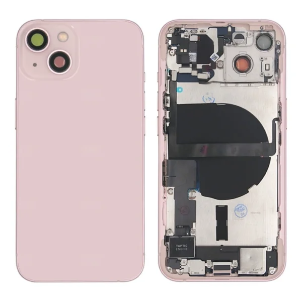 For iPhone 13 Complete Housing incl. All Small Parts Without Battery Pink
