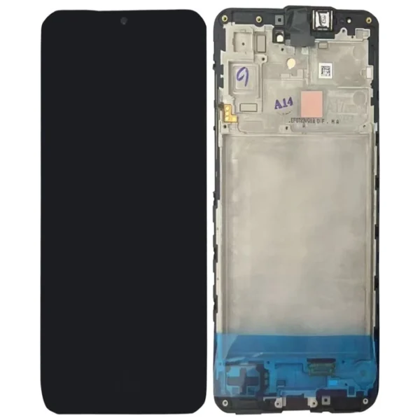Samsung Galaxy A17 LCD Display With Frame Black Service Pack