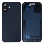 For iPhone 16 Plus Complete Housing Incl. All Small Parts Without Battery And Back Camera Black