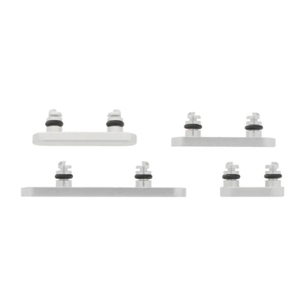 For iPhone 16e Power Volume Mute Buttons White