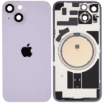 For Apple iPhone 14 Back Glass Without NFC Flex Purple Pulled