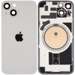 For Apple iPhone 14 Back Glass Without NFC Flex Starlight Pulled