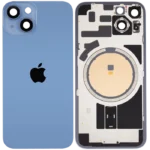 For iPhone 14 Back Glass Without NFC Flex Blue Pulled