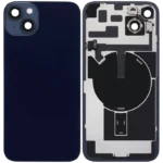 For Apple iPhone 14 Plus Back Glass With NFC Flex Black Pulled