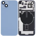 For Apple iPhone 14 Plus Back Glass With NFC Flex Blue Pulled