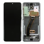 Samsung Galaxy S20 4G, 5G LCD Display With Frame Service Pack - Cosmic Grey