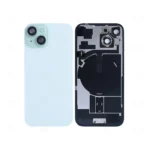For Apple iPhone 15 Back Glass With NFC and Frame Green Pulled