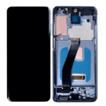 Samsung Galaxy S20 LCD Display With Frame Soft OLED - Cosmic Grey