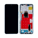 Honor X8a, 90 Lite LCD Display With Frame Cyan Lake OEM
