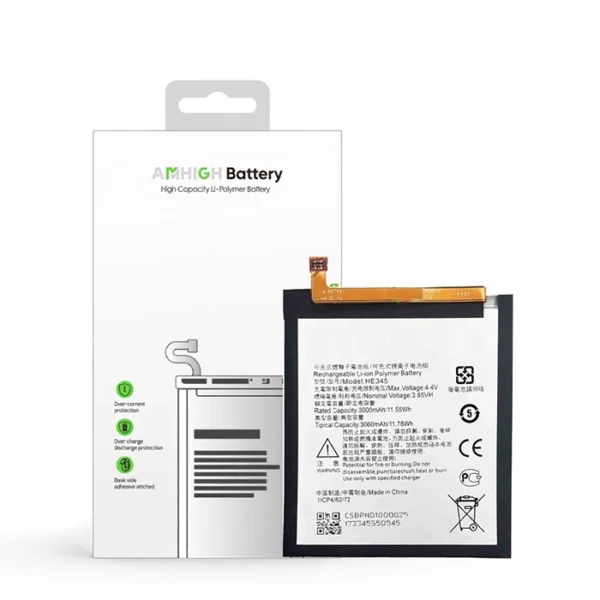Nokia 6.1 Battery Replacement HE345 - 3000mAh (AMHigh Premium)